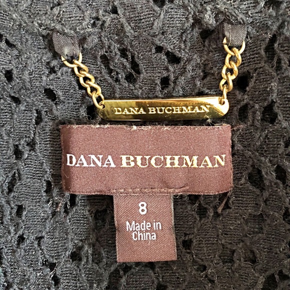 DANA BUCHMAN Jet Black Lined Blazer style - Picture 7 of 11